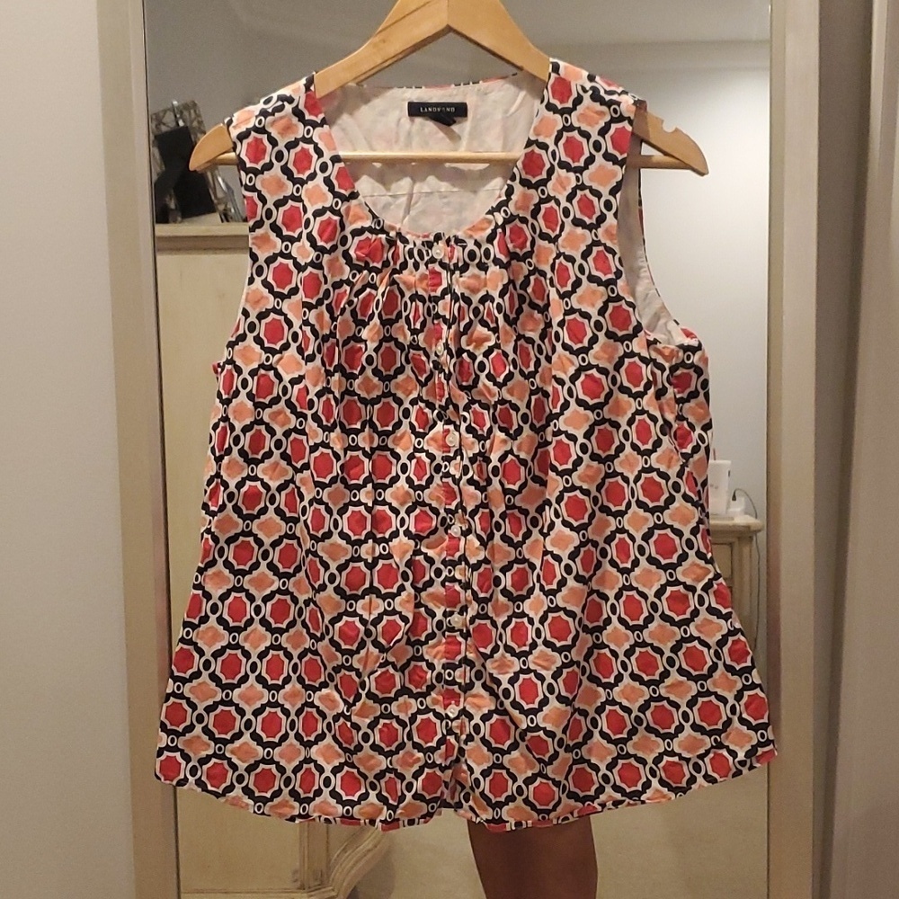 Land's End Lightweight Summer Shirt Size L (#11)